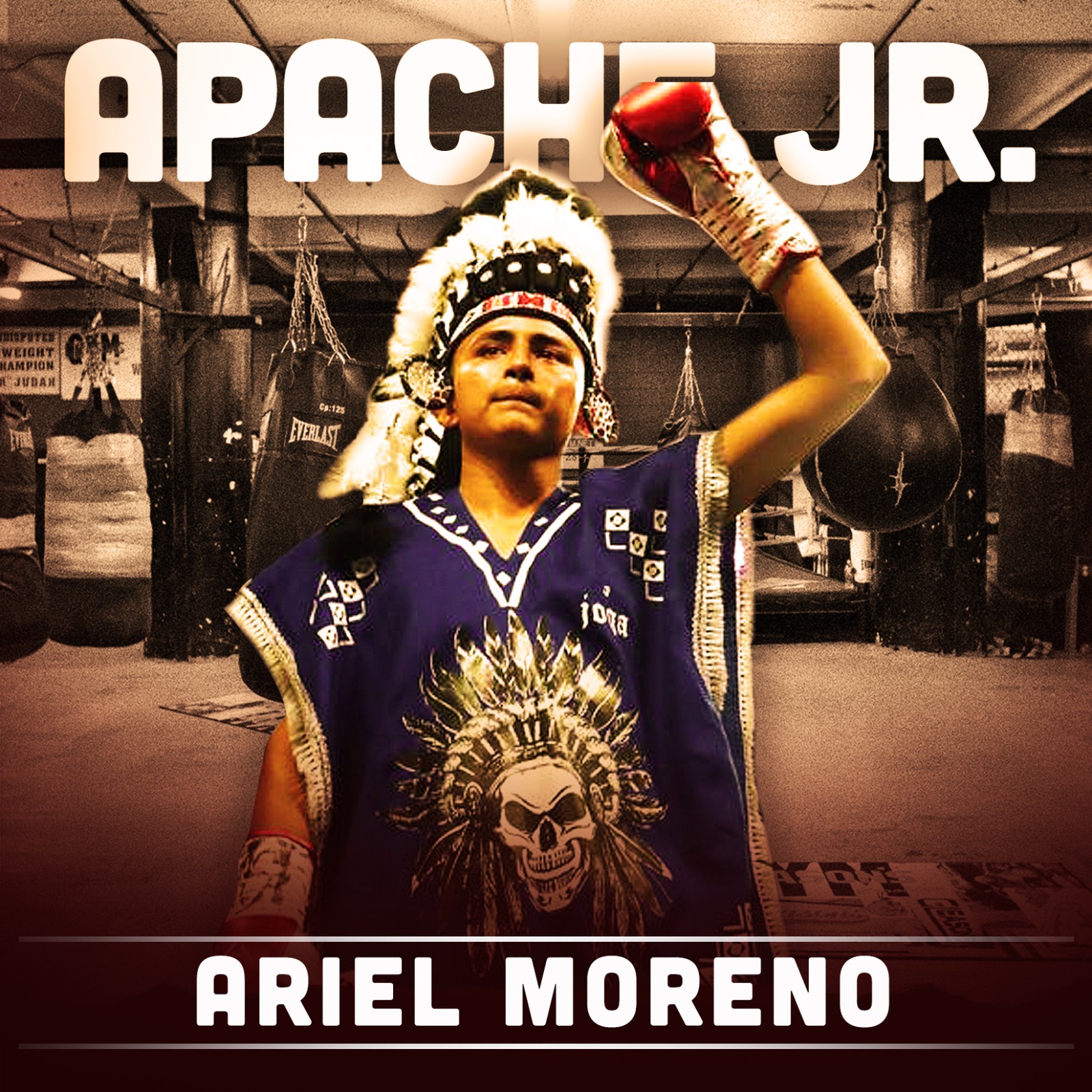 ‘APACHE’ MORENO JR. LLEVA EN EL NOMBRE DE BATALLA EL GUSTO POR LA GUERRA 