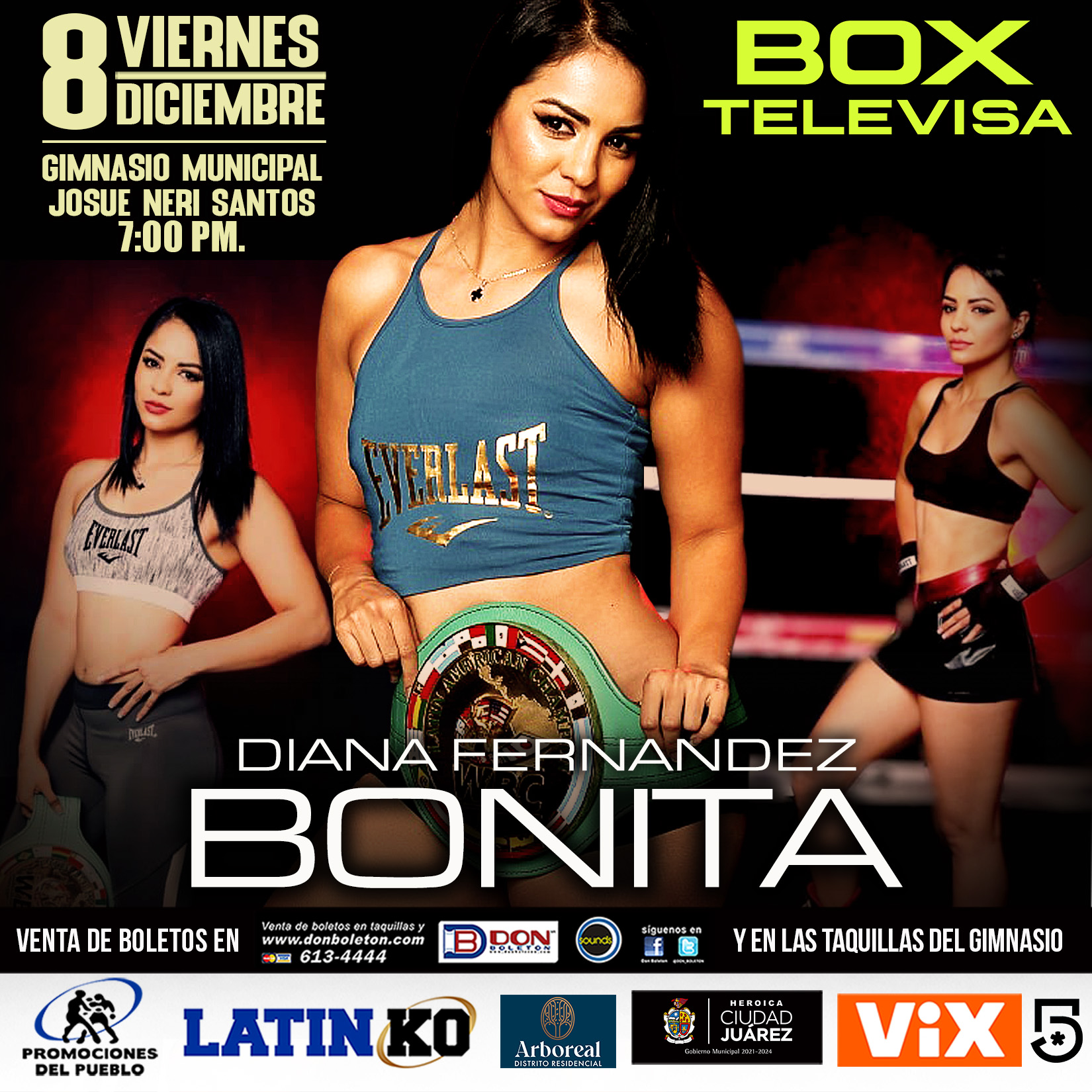 ‘BONITA’ FERNÁNDEZ, UNA FIERA EN EL RING QUE ROBA SUSPIROS 