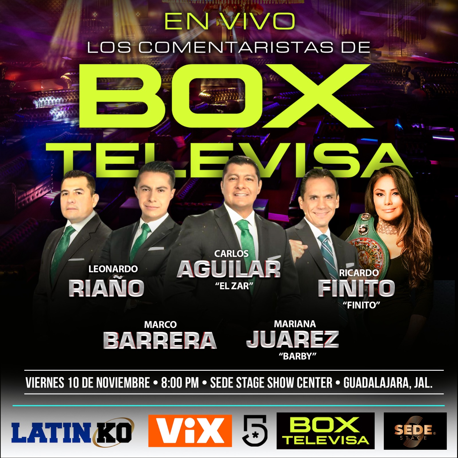 LOS EXPERTOS DE BOX TELEVISA LLEGAN A GUADALAJARA