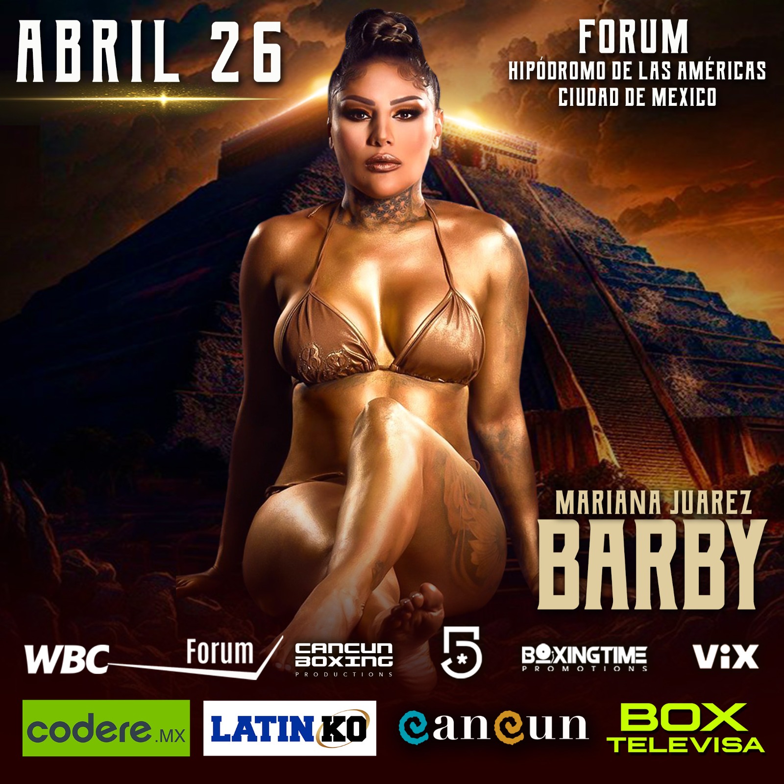 “AQUÍ SÓLO HAY UNA REINA Y SOY YO, ‘THE TIGER’ NO SABE EN LA QUE SE METIÓ”: ‘BARBY’ JUÁREZ 