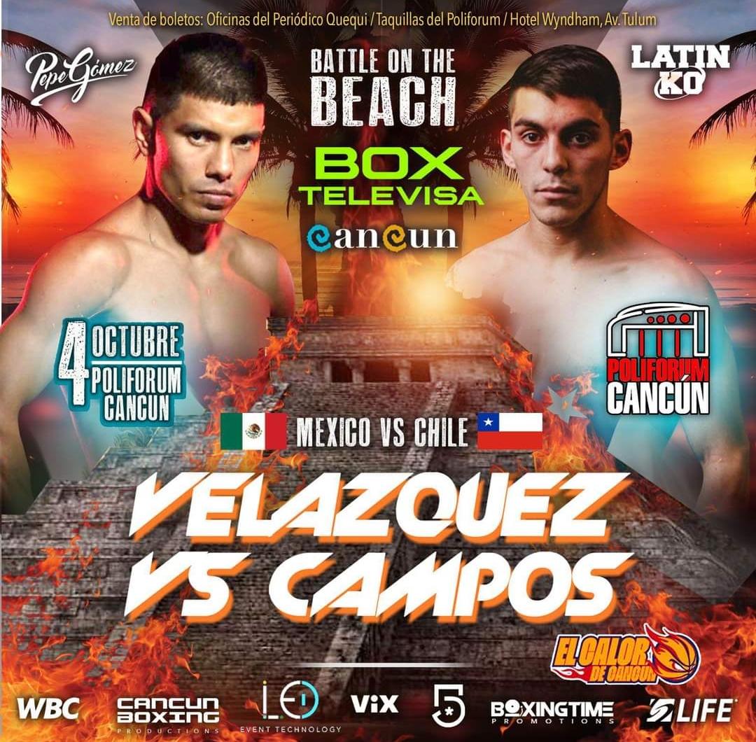 JOSELITO VELÁZQUEZ VS CAMPOS, LA BATALLA DE BATALLAS POR EL TÍTULO MUNDIAL EN CANCÚN 