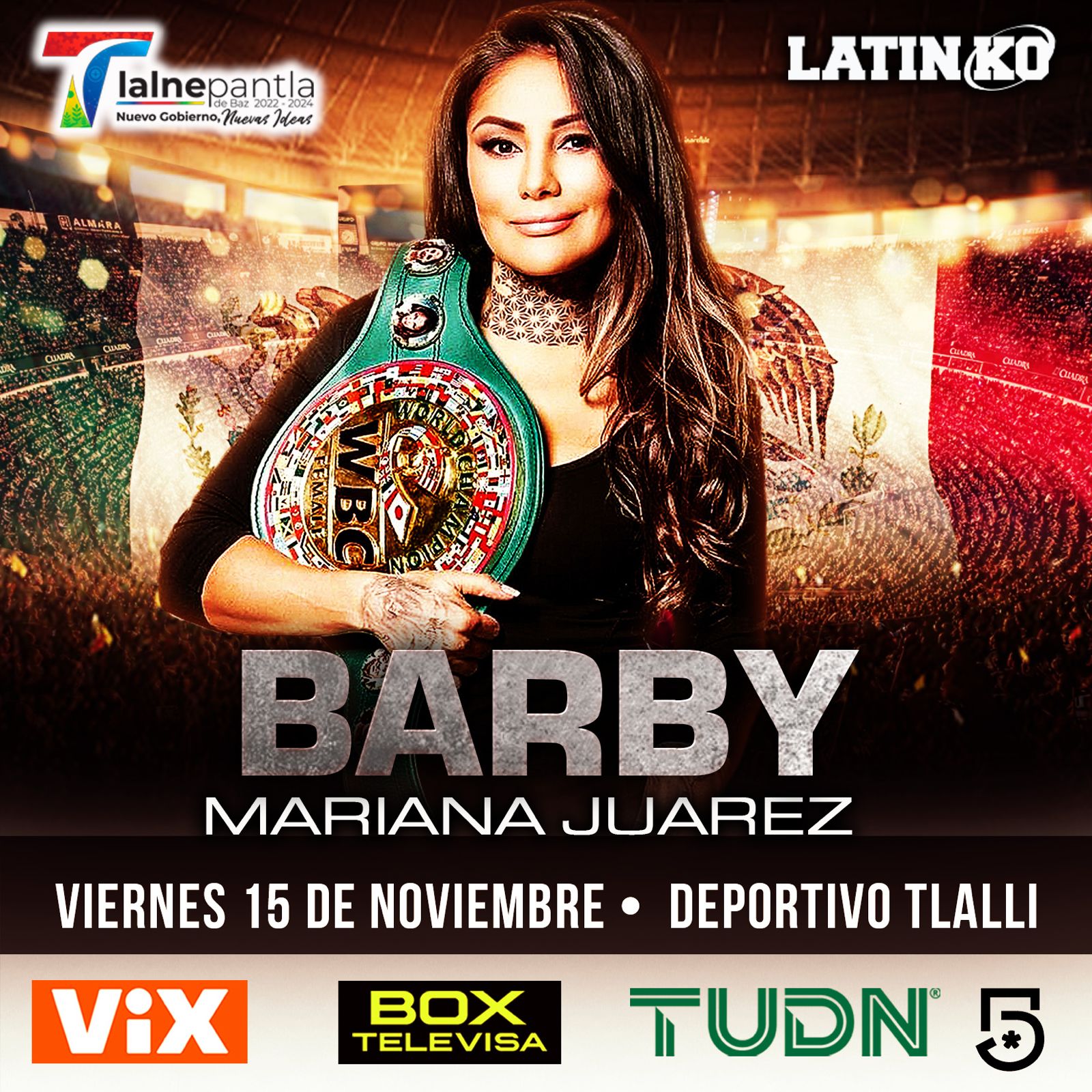 ‘LA BARBY’ JUÁREZ DEFIENDE TÍTULO MUNDIAL PLATA WBC FRENTE A LA COLOMBIANA RINCÓN 