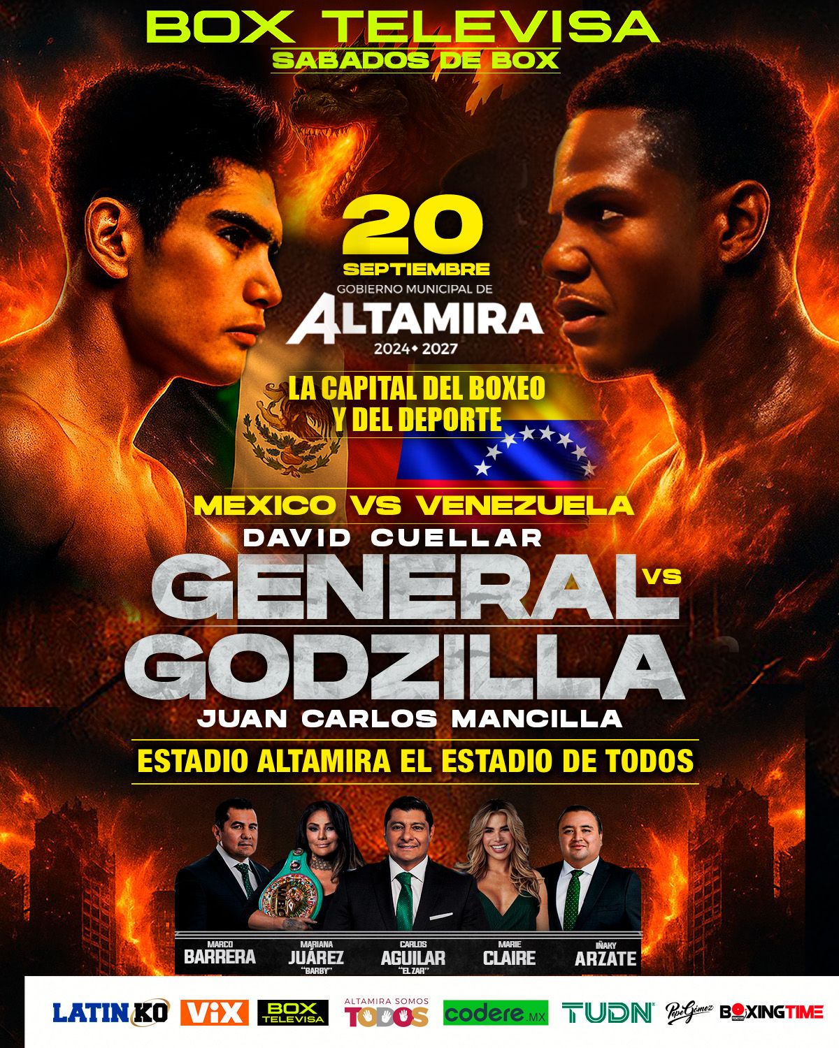 SÓLO UNO QUEDARÁ DE PIE, ‘GODZILA’ Y ‘GENERAL’ CUÉLLAR EN UNA GUERRA DONDE EL NOCAUT ESTÁ INVITADO