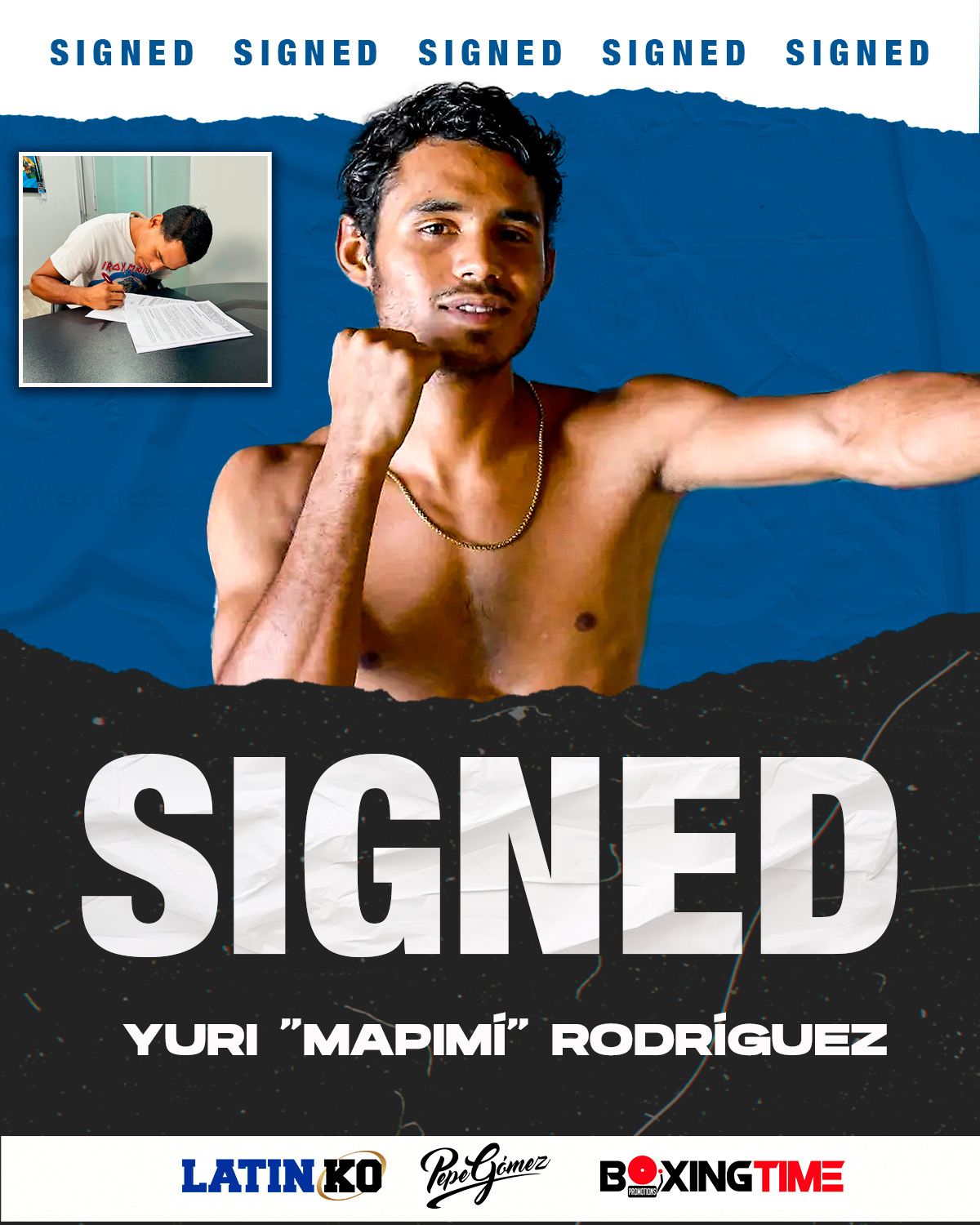 APOYANDO A LOS JÓVENES CON TALENTO, YURI ‘MAPIMÍ’ RODRÍGUEZ FIRMA CONTRATO MULTIANUAL CON LATIN KO