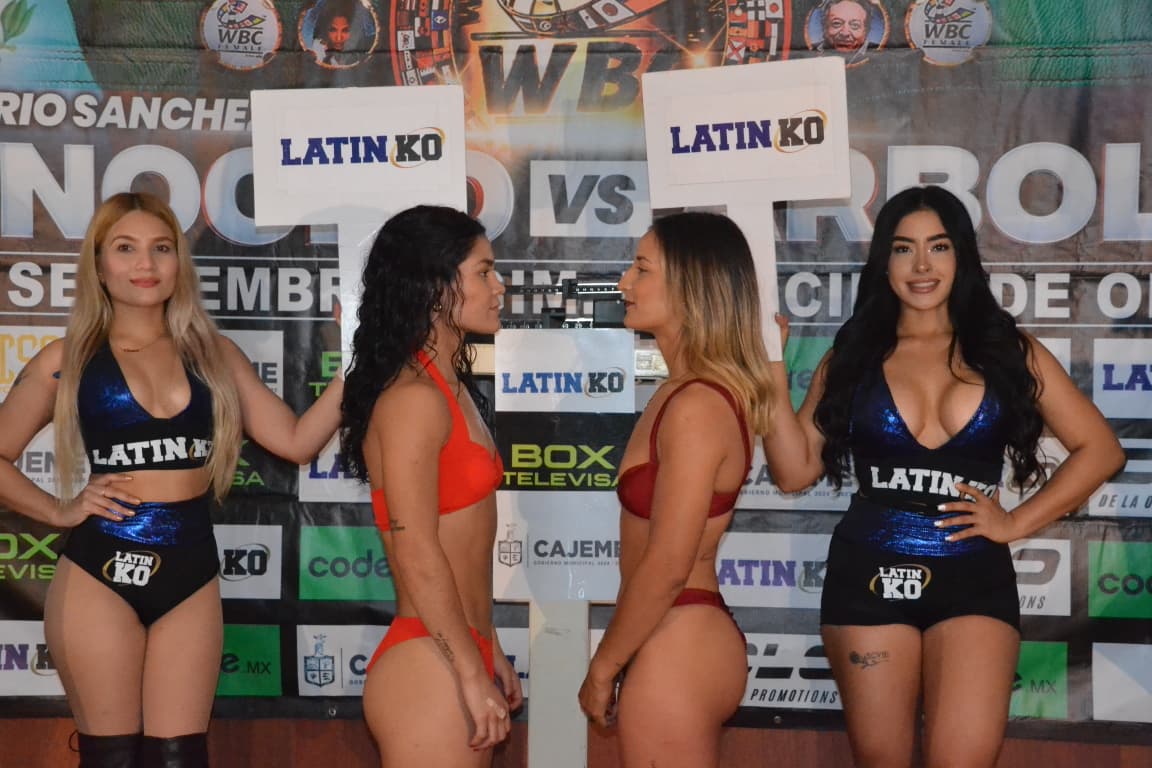 ‘COBRITA’ MARTÍNEZ VS ‘LA DIABLA’ SÁNCHEZ, FUEGO EN EL RING DESDE CD. OBREGÓN 