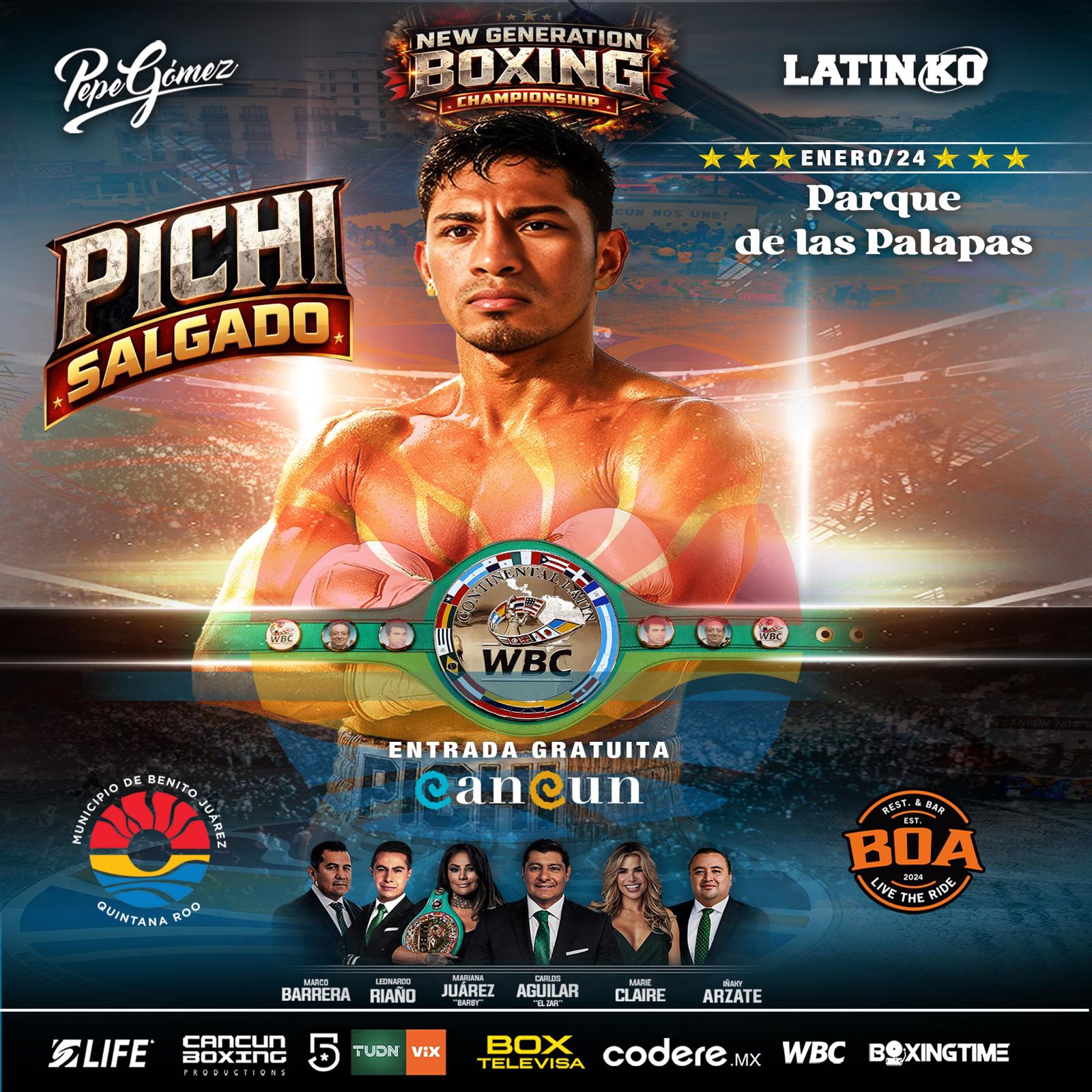 TRAS PROTAGONIZAR LA PELEA DEL AÑO, ‘PICHI’ SALGADO ENCIENDE DE NUEVO EL RING DE BOX TELEVISA 