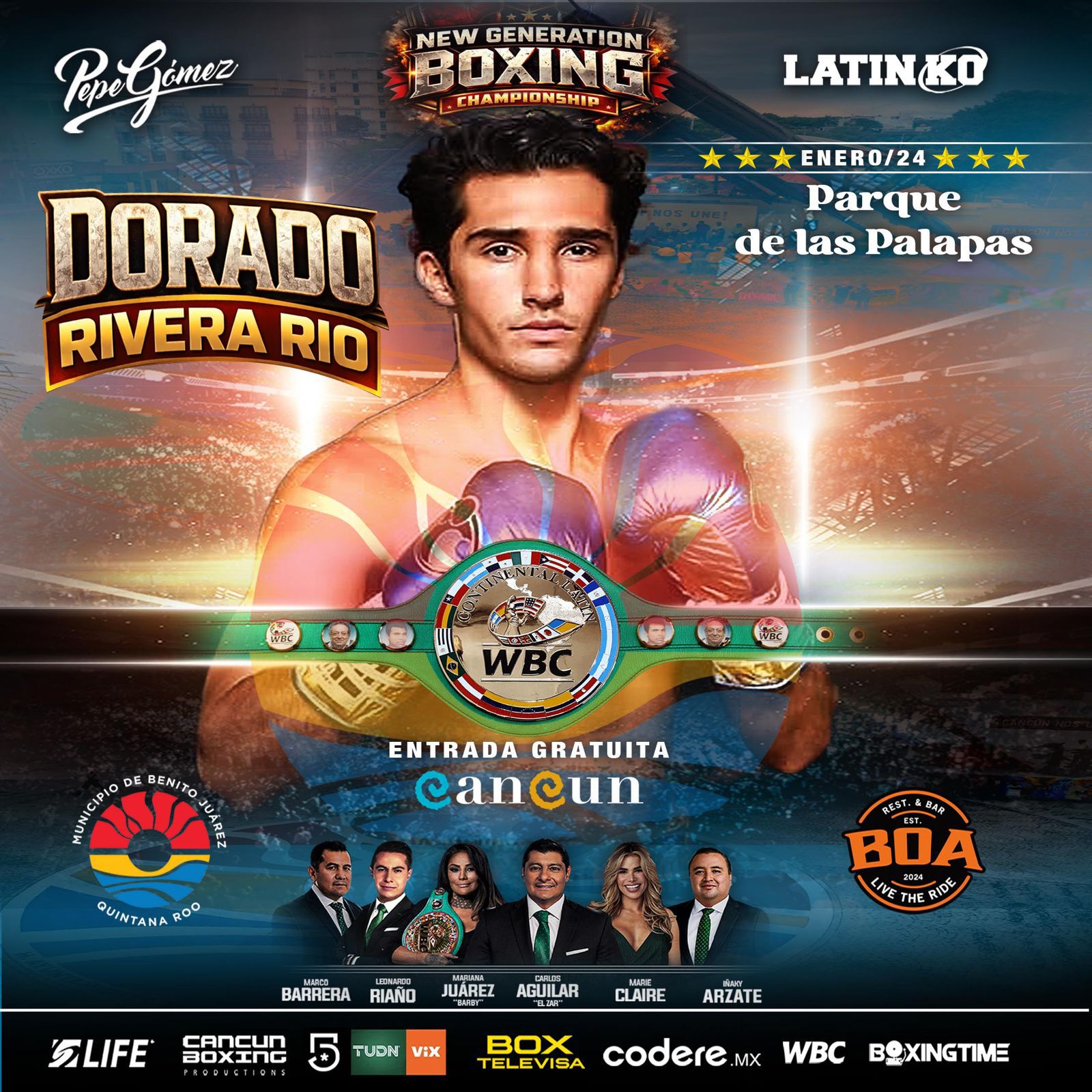 ‘DORADO’ RIVERA RÍO EN GUERRA TOTAL, LE ESPERA BATALLA DE GRUESO CALIBRE EN CANCÚN