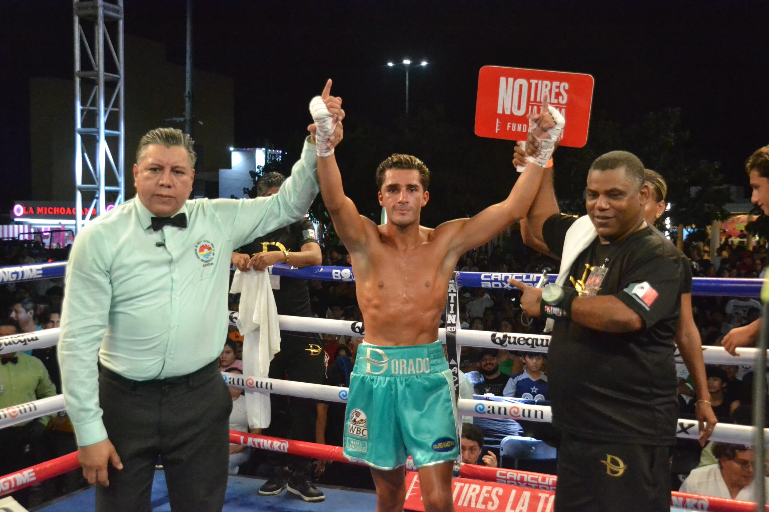 ‘DORADO’ RIVERA RÍO BRILLA Y FULMINA, FIRMA NOCAUT CON GRAN CLASE 