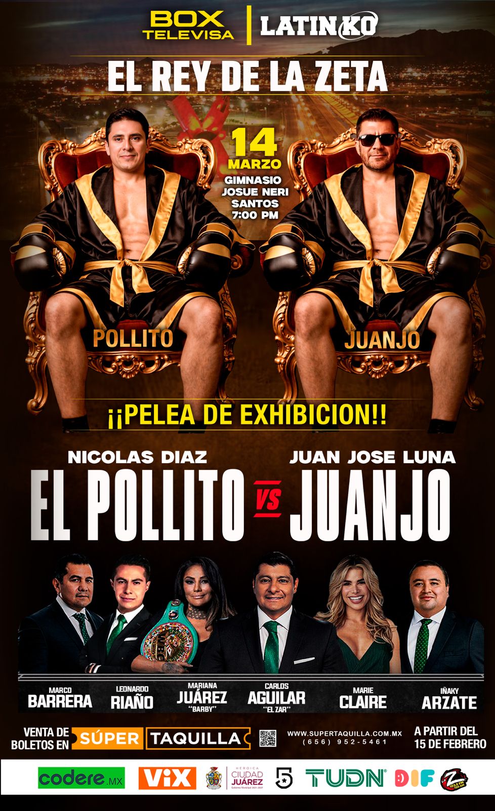 ‘JUANJO’ LUNA Y ‘EL POLLITO’ DÍAZ EN CHOQUE DE LIKES Y PUÑOS, SOLO UNO SERÁ EL REY DE LA Z