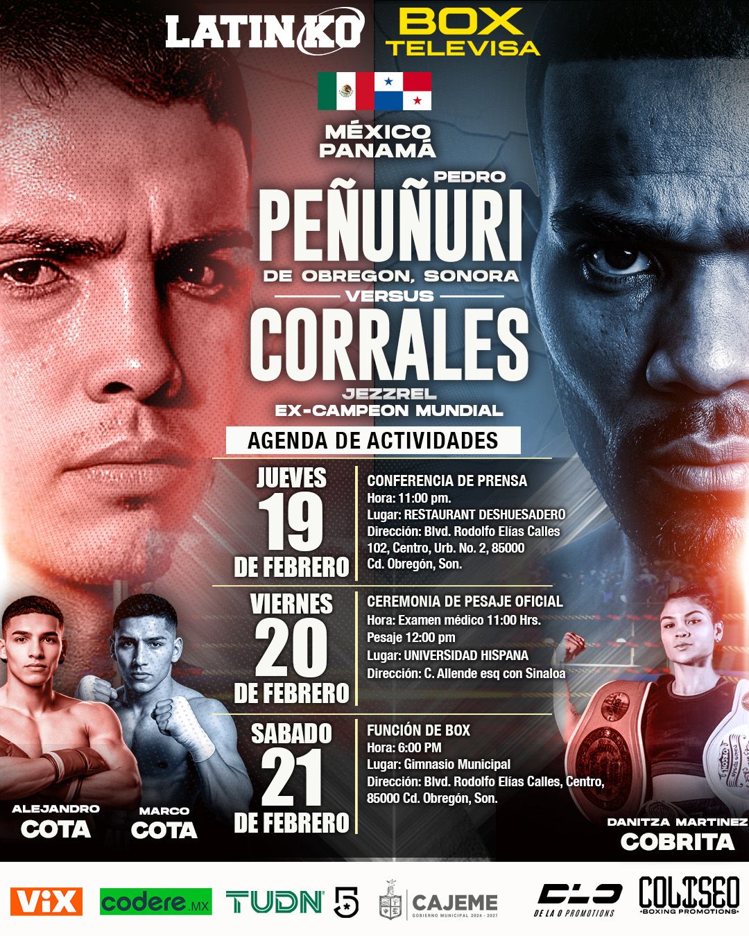 TENSA CALMA EN OBREGÓN, SE DESATA LA GUERRA MÉXICO VS PANAMÁ POR TELEVISA 