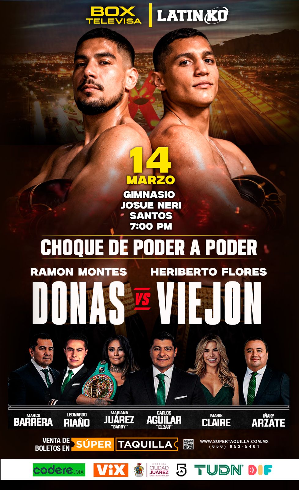 ‘DONAS’ VS ‘EL VIEJÓN’ TIROTE DE NOQUEADORES EN EL NERI SANTOS 