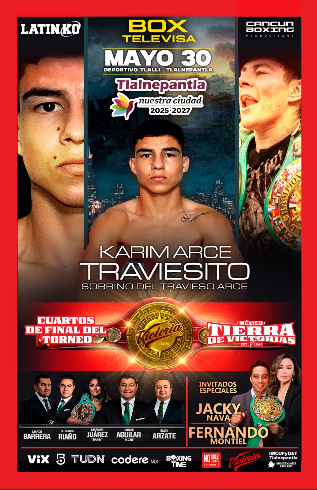 ‘TRAVIESITO’ ARCE, CARISMA DE ÍDOLO Y PUÑOS DE NOCAUT, PROMETE FUEGO EN EL RING DE BOX TELEVISA 