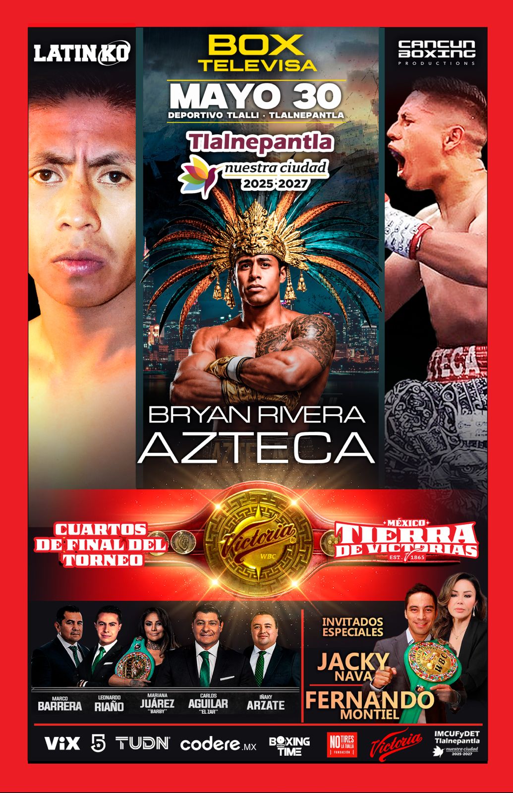 NOQUEADOR ‘AZTECA’ RIVERA HACE TEMBLAR EL RING EN CADA GOLPE, BUSCA OTRO ESTRUENDOSO KO FRENTE AL INVICTO ESCOBAR 